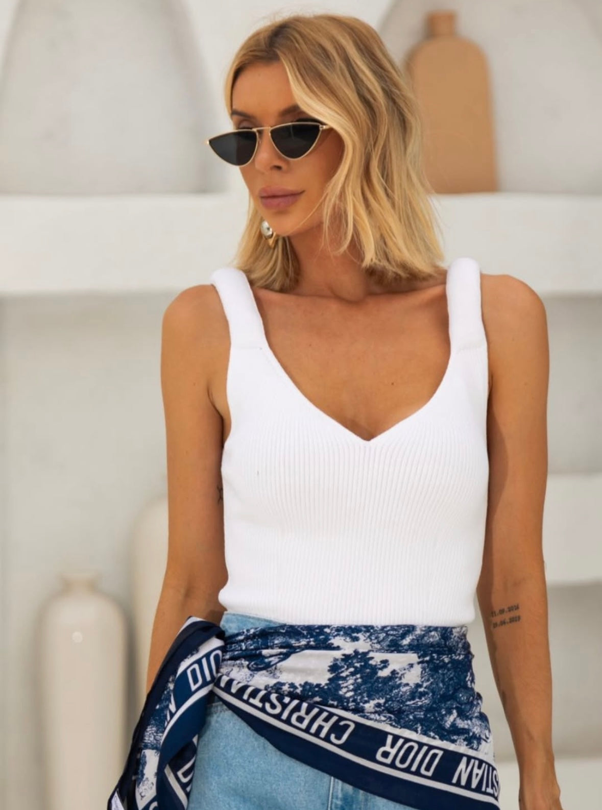 Blusa Alças Almofadada